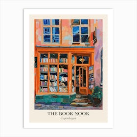 Copenhagen Book Nook Bookshop 2 Poster Art Print