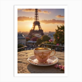 Paris Eiffel Tower Art Print