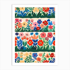 Floral Pattern 4 Art Print