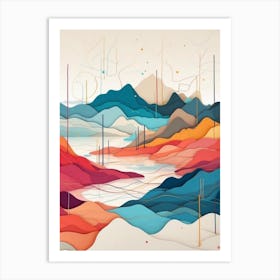 Abstract Landscape Art Print