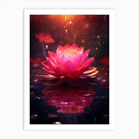 Lotus Flower 4 Art Print