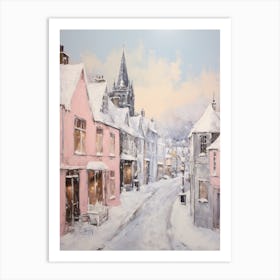 Dreamy Winter Painting St Andrews United Kingdom 3 Art Print