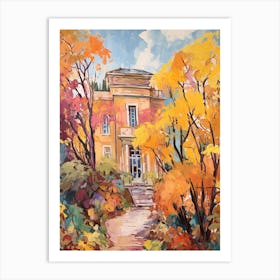 Autumn Gardens Painting Giardini Botanici Villa Taranto Italy 3 Art Print