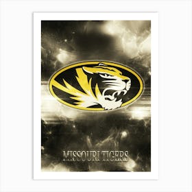 Missouri Tigers Art Print