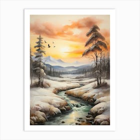 Winter Landscape 33 Art Print