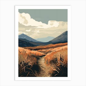 The West Highland Line Scotland 9 Hiking Trail Landscape Art Print