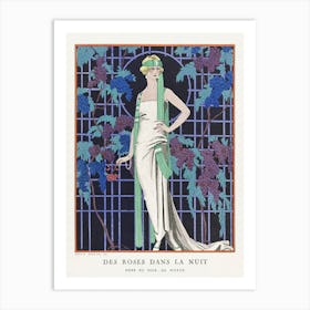 Des Robes Dans La Nuit Robe Du Soir, De Worth (1921), George Barbier Art Print