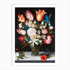 Flowers In A Vase 47 Art Print