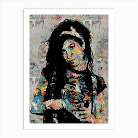 Amy Winehouse Painting Art Print