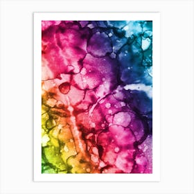 Abstract Rainbow 1 Art Print