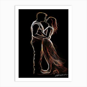 Love Of My Life - Flames Of Love Art Print