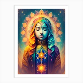 Yogi holy Art Print