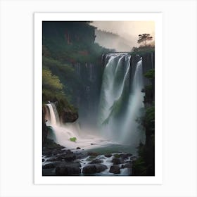 Huangguoshu Waterfall, China Realistic Photograph (1) Art Print