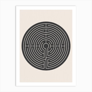 Labyrinth 5 Art Print