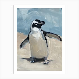 Adlie Penguin Volunteer Point Oil Painting 1 Art Print