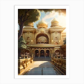 Golden Palace Art Print