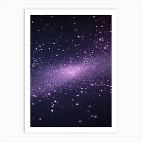 Purple Galaxy Art Print