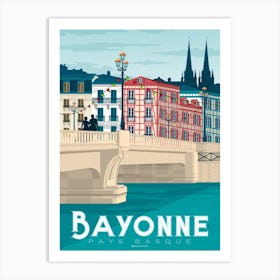 Bayonne France Art Print