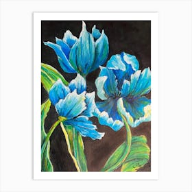 Christi Tulips Art Print