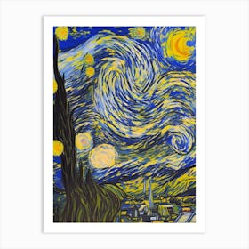 Starry Night 211 Art Print