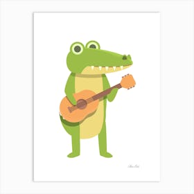 Prints, posters, nursery, children's rooms. Fun, musical, hunting, sports, and guitar animals add fun and decorate the place.6 Art Print