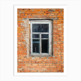 Window In A Brick Wall Art Print