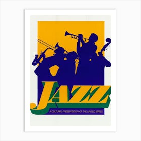 Jazz A Global Presentation Of The United States Art Print