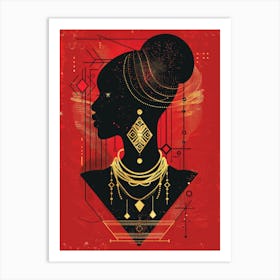 African Woman 75 Art Print