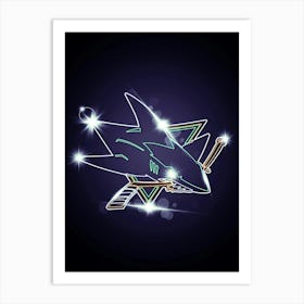 San Jose Sharks 1 Art Print