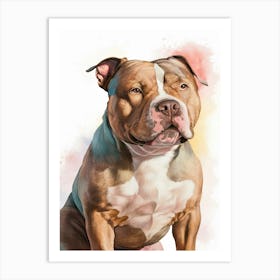 Pit Bull Terrier 1 Art Print