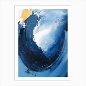 Blue Wave 9 Art Print