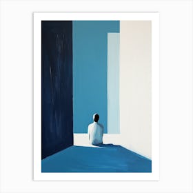 'Blue Room', Minimalism Art Print