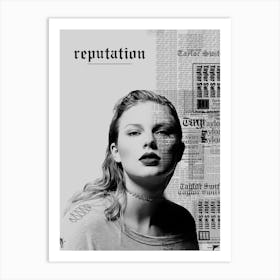 Reputation By Taylor Swift Art Print