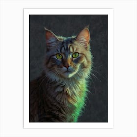 Cat Portrait Art Print