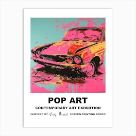 Poster Car Crash Pop Art 2 Art Print