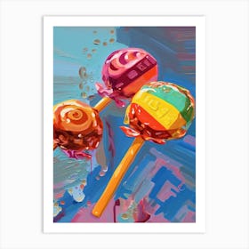 Candies Oil Painting 2 Art Print