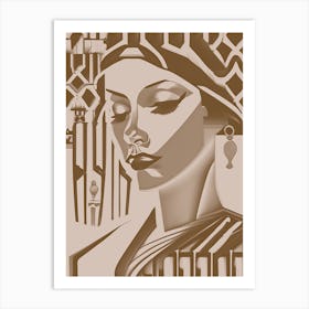 Nubian Queen Art Print