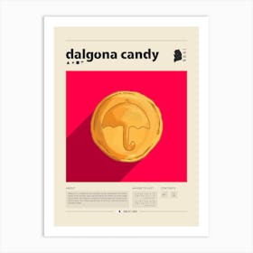 Dalgona Candy Art Print