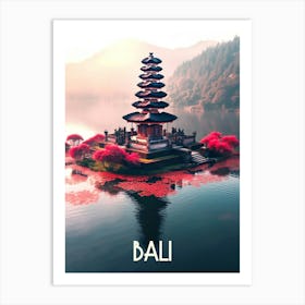 Bali Temple Art Print