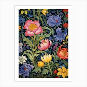 William Morris Floral 2 Art Print