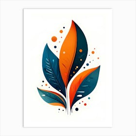 Abstract Leaves 7 Art Print