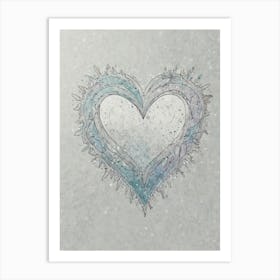 Heart Of Ice 1 Art Print