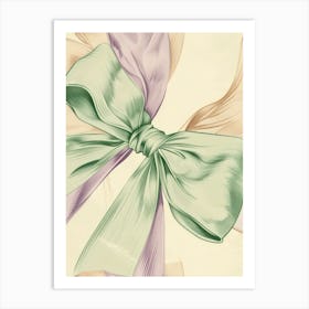 Coquette In Sage 3 Pattern Art Print