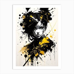 Asian Girl Art Print