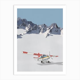 Tasman Glacier New Zealand Art Print