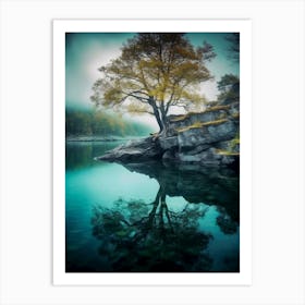 Tree In The Water 1 Art Print