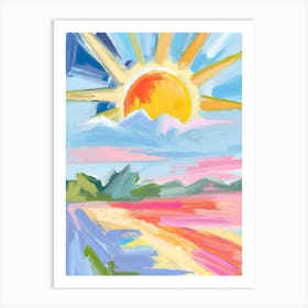 Sonnenaufgang 1 Art Print