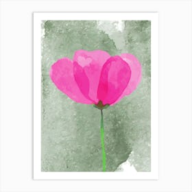 Pink Poppy Art Print