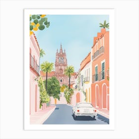 San Diego Cityscape Art Print