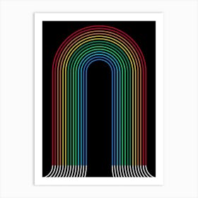 Rainbow Gate Art Print